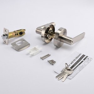 R7831 Hochleistungs -Satin -Nickel -Eingangstürhebel, Schlüsselgriff für Außen und Innenraum