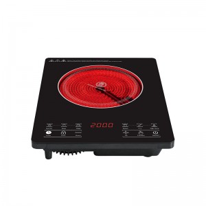 J21 New Design Ceramic Herd Hotels mit elektrischen Ofen Infrarotkocher Elektrische Keramikglas Einzelne heiße Platten