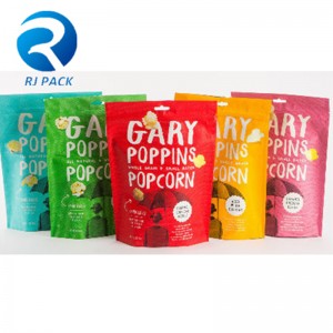 Benutzerdefinierte Farbdruck Aluminiumfolie gesäumte laminierte Material Lebensmittelverpackung Proporn-Tasche