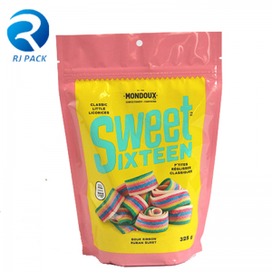 Hohe qualität Benutzerdefinierte Design-Stand-Up-Taschen für Süßigkeiten