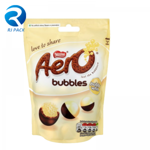 Kundenspezifischer Kunststoff-Reißverschluss-Lebensmittel-Verpackungs-Tasche, Lebensmittelverpackungsbeutel mit wiederverschließbarem Reißverschluss