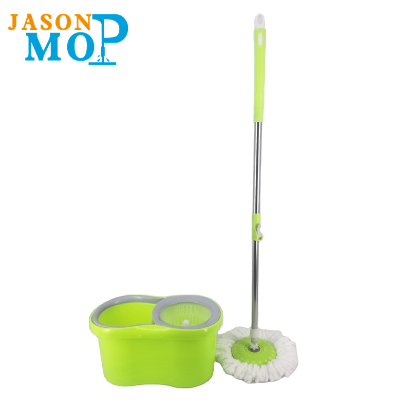 Jason-Mikrofaser-Spin-Mopp 360 einfach rotierender Mopp-Eimer-Zauberbodenreinigung Spinnender Mopp und Eimer