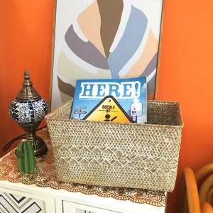 Seetangsaufbewahrungsbox.