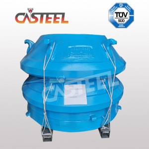 BERGEAUD SYMONS 4-1/4 Crusher-Teile, Schüssel-Liner-Mantel