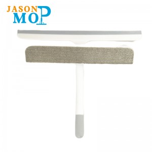 Haushaltsfenster Wischer, Multifünkt Fensterreiniger, Fenster Rakel für Glasboden Badezimmer Duschtür mit Griff