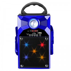 FB-BS8868S Tragbarer Bluetooth-Lautsprecher mit Glasspiegel-LED-Beleuchtung