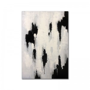 Handgemachte zeitgenössische Kunstwand, die abstrakte Ölgemälde auf Leinwand für Heimbüro-Dekoration