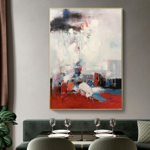Reine handgemachte Ölgemälde zeitgenössischer abstrakter Leinwandkunstarbeit Home Office Hotel Dekoration