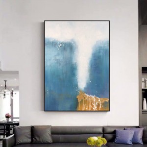 Handgemalte große abstrakte Ölgemälde Leinwand Zeitgenössische Wandkunst Malerei für Live-Zimmer