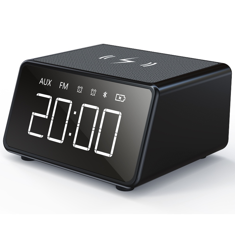 FB-CR01W 1.4inch Bluetooth Clock Radio mit Qi Wireless Ladegerät