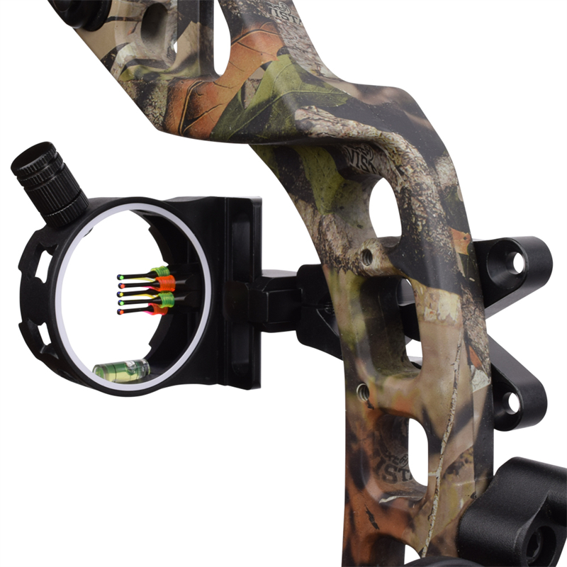 Nika Bogenschießen 260006 5Pin Bogen Anblick für Bogenschießen Compound Bow Sight Jagd