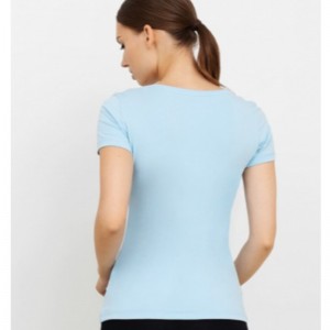 Slim Fit T-Shirt in hellblau