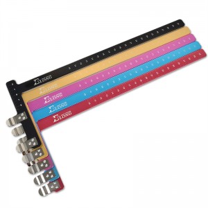 46bs02 Bow Quadrat Bowstring Nock-Punkte L-Form-Lineal-Bogen für Recurve Bow Takedown Bow