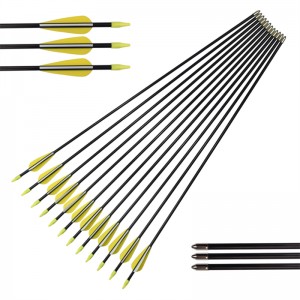 Elong Outdoor 110010 ID5mm 30 Zinch Fiberglas arrow TPU Vanes Bogenschießen Schießen Praxis