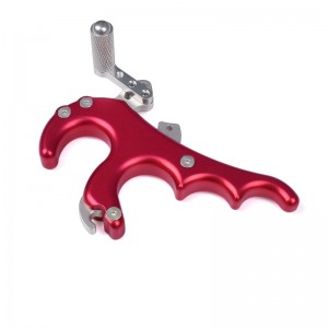 Nika Bogenschießen 42RA04-RD Daumen Freisetzung AIDS Aluminiumlegierung Bogenschießen Release Bug Jagd zum zusammengesetzten Bogen