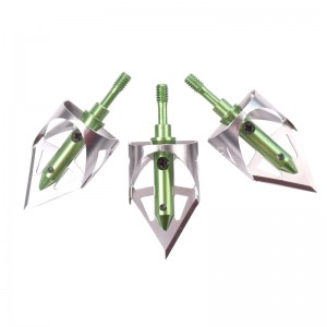 Nika Bogenschießen 15B025 100 Getreide Broadheads Bogenschießen Armbrustbolzen Jagd Crossbow Pfeil Tipps Jagd