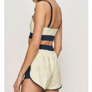 Runder Halsausschnitt elastischer Sportanzug