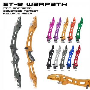 Nika Bogenschießen 221006 25inch ILF 6061 Aluminium -Bogenschießen Riser zum Wiederaufnehmen von Bogenzielen