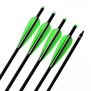 Elong Outdoor 114225 20-Zoll-Aluminium-Armbrustbolzen TPU-Schaufeln Bogenschießen-Jagdausrüstung