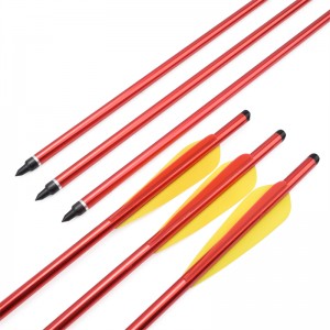 Elong Outdoor 116058 OD8.8mm 16 Zoll Aluminium-Bolzen Bogenschießen Armbrust Jagdsport