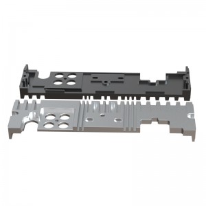 Profiliertes Aluminiumfurnier.