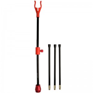 Nika Bogenschießen 46st01 250Gramm Tragbarer verstellbarer Bogenständer für Bogenschießen Recurve Bug Schießen