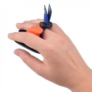 Elong Outdoor 42ft02 RH M Größe Finger Tab Bocresiery Zubehör für Recurve Bow Schießen Fingerschutz