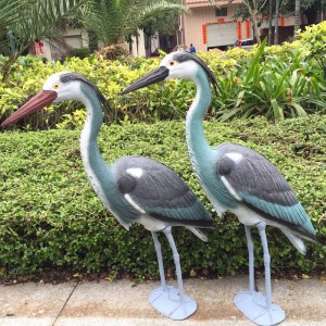 Blue Heron Locky Plastic Yard Garden Lawn Art Ornamente Dekor