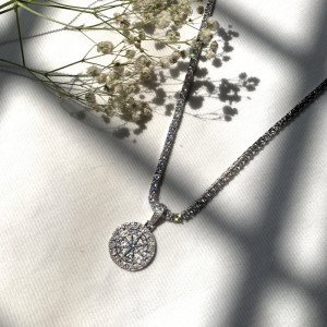 Bling bling Anhänger Halskette 18 Karat vergoldete Männer und Frauen Hip Hop Schmuck