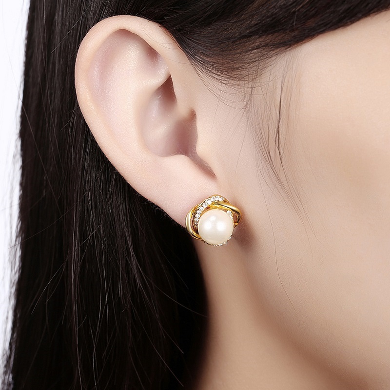 Die koreanische Version der einfachen Temperament-Ohrringe
