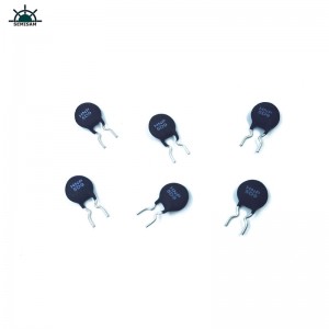 China ODM OEM-Schnitt-Blei-Kurvenform Blei schwarz 5 Ohm 5D9 Durchmesser 9mm Widerstandskraft-Thermistor