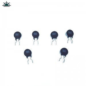 China ODM OEM-Schnitt-Blei-Kurvenform Blei schwarz 5 Ohm 5D9 Durchmesser 9mm Widerstandskraft-Thermistor