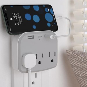 Neue American Standard Extension New American Standard Wall Outlet American Standard Conversion Stecker Ein bis drei amerikanische Standardwandstecker American Standard Extension Sockel