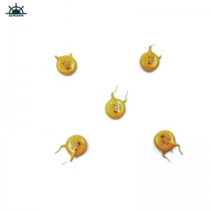 China odm passive Elektronikkomponenten, gelber MOV 10mm HVR10D621K Zinkoxid-Varistor