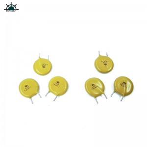 China Elektronikkomponenten, gelb MOV-Widerstand14mm 14D471 470V Zov Indigial Varistor MOV 5mm