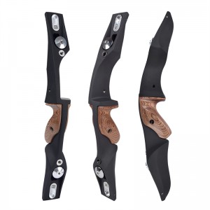 Nika Bogenschießen 220019 17 Zoll ILF Rh Risers Griff für Recurve Bow Equipment Jagd Outdoor Sports