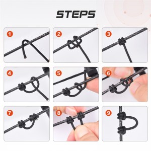 Elong Outdoor 280083 Bogenschießen D Schleifen Seil 5inches Bogenschießen Bowstring Dienung Thread D Schleifen Seil Freisetzung Material Nocken d Schleifen Seilzeichenfolge