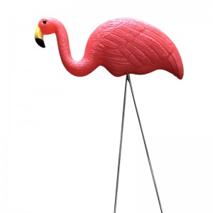 Kunststoff Simulation Flamingo Baby Dekoration Outdoor Garten Ornamente Harz Flamingo Figuren Gartenfestival Hochzeit Gartenarbeit Dekor