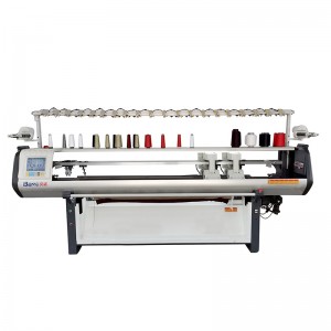 1+1 Doppelkopfkragen flach Strickmaschine