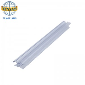 Wasserdichte Klare PVC-Plastikdichtprofile für Glasdusche