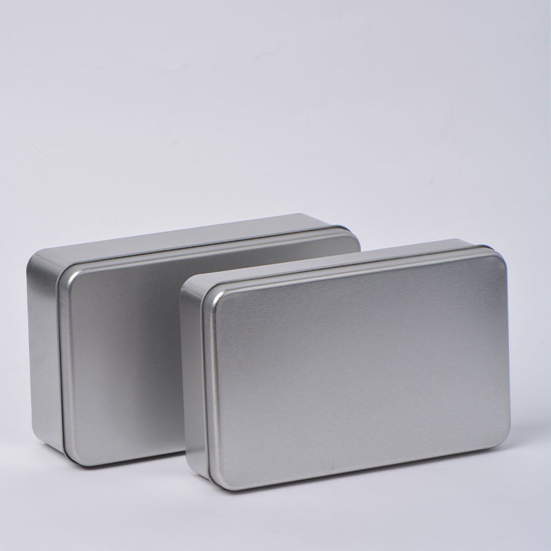 Lebensmittelqualität Rechteck Blechdose Metall Aufbewahrungsbox 180 * 110 * 40mm