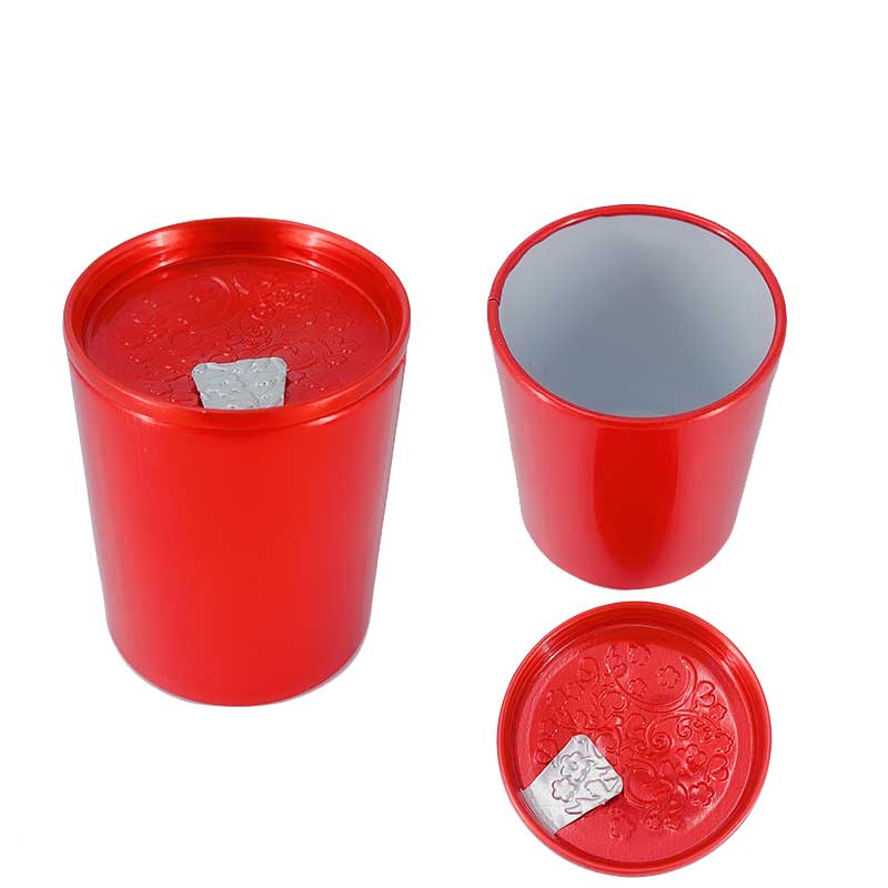 Bonbon-Metallverpackungsbox leicht zu tragen Tee-Dose 45 * 60mm