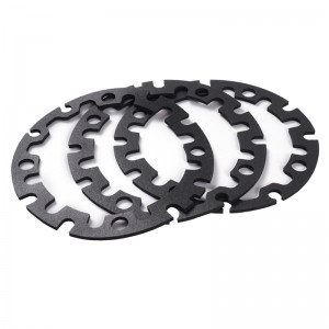 Spezialförmige Poron-Le-20-Schaumdämpfung und -kompression schwarzer Schaumstoff 0,5 mm flammhemmende Schaumstoffversorgung