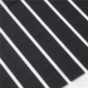 Spezialförmige Poron-Le-20-Schaumdämpfung und -kompression schwarzer Schaumstoff 0,5 mm flammhemmende Schaumstoffversorgung