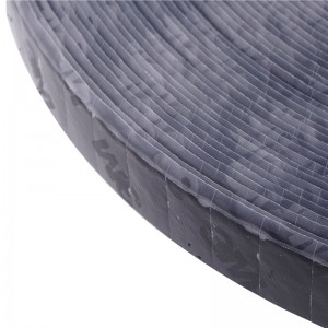 Industrielles Nylon-Klettverschluss, schwarzer Haken und Haargesicht, Mutter- und Mutteraufkleber, zurück an Rücken Klettverschluss können in großen Mengen geliefert werden