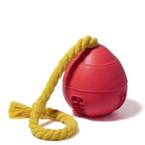 Gummi-undichtendes Snack-Hundespielzeug