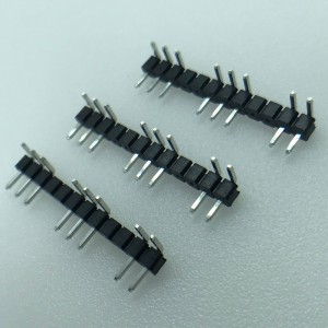 2.54mm Pitch 12p 90 ° rechtwinklig Pin-Header leerer 4P-Pin-Anschluss