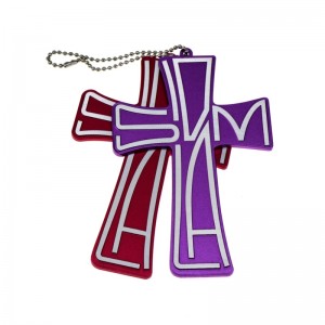 Kundenspezifische personalisierte Metallarmee-ID-Tag-religiöses eloxiertes Aluminium-Militärhund-Tag