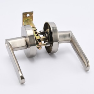 R7831 Hochleistungs -Satin -Nickel -Eingangstürhebel, Schlüsselgriff für Außen und Innenraum