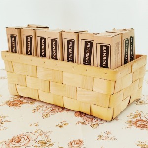 Einfache Produkte verkauft Holz-Chip-Verpackungskorb